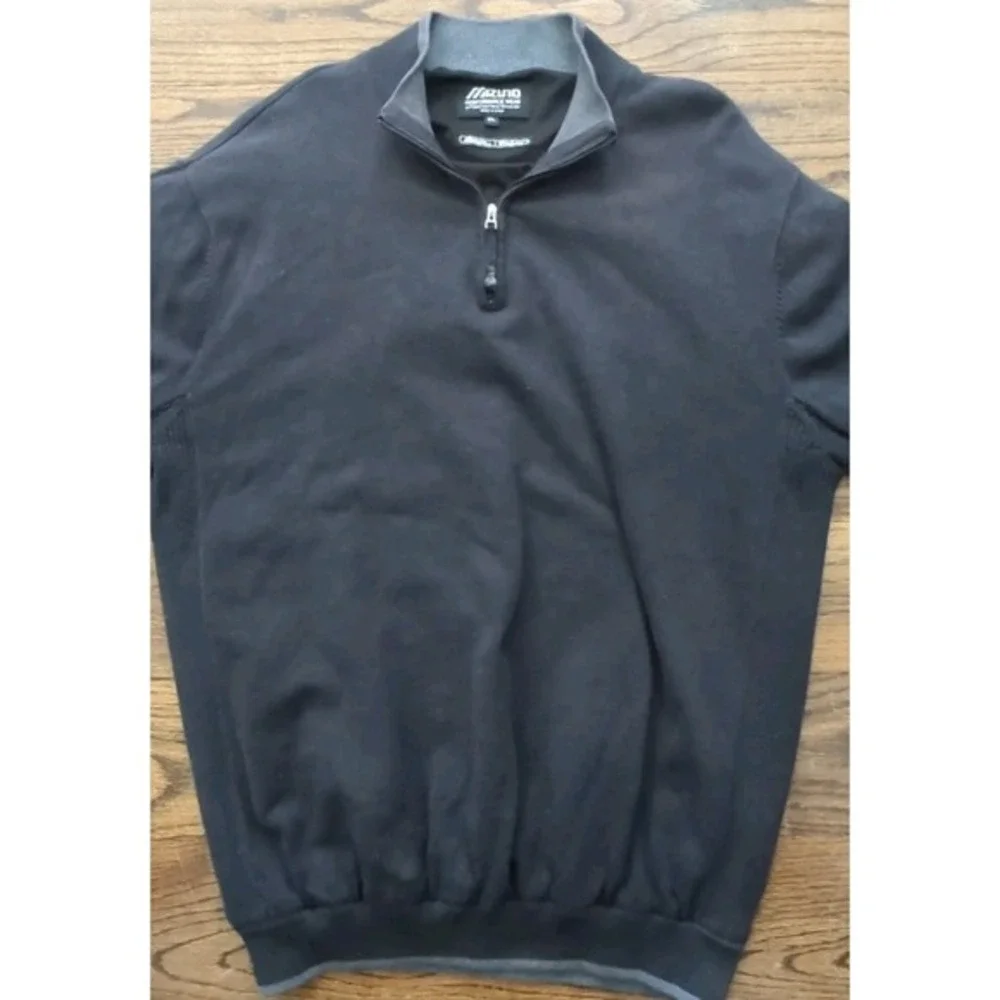 Mizuno Performance Wear WindLite 1/4 Zip Mock Neck Windproof Pullover Sz XL Golf